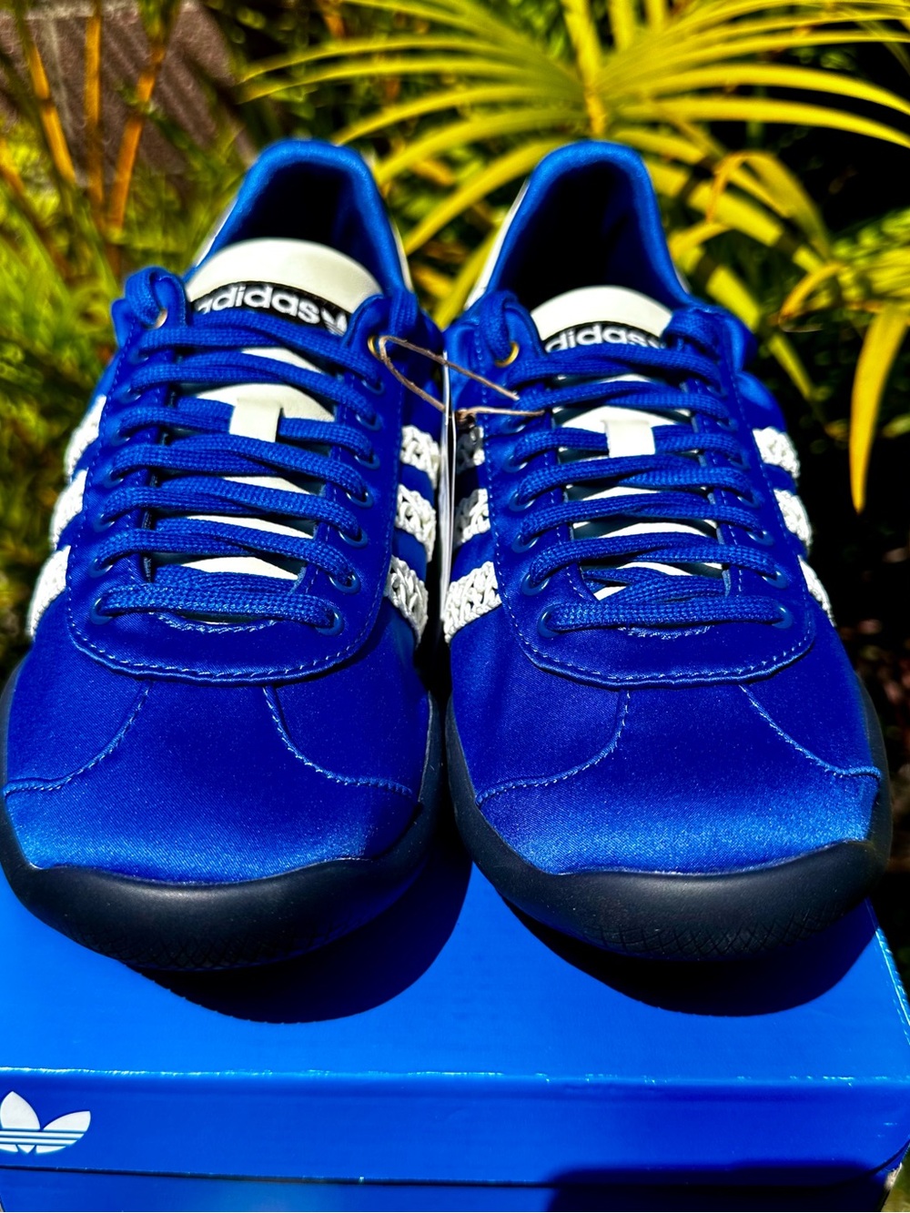 Wales Bonner X Adidas Karintha Royal Blue sneakers